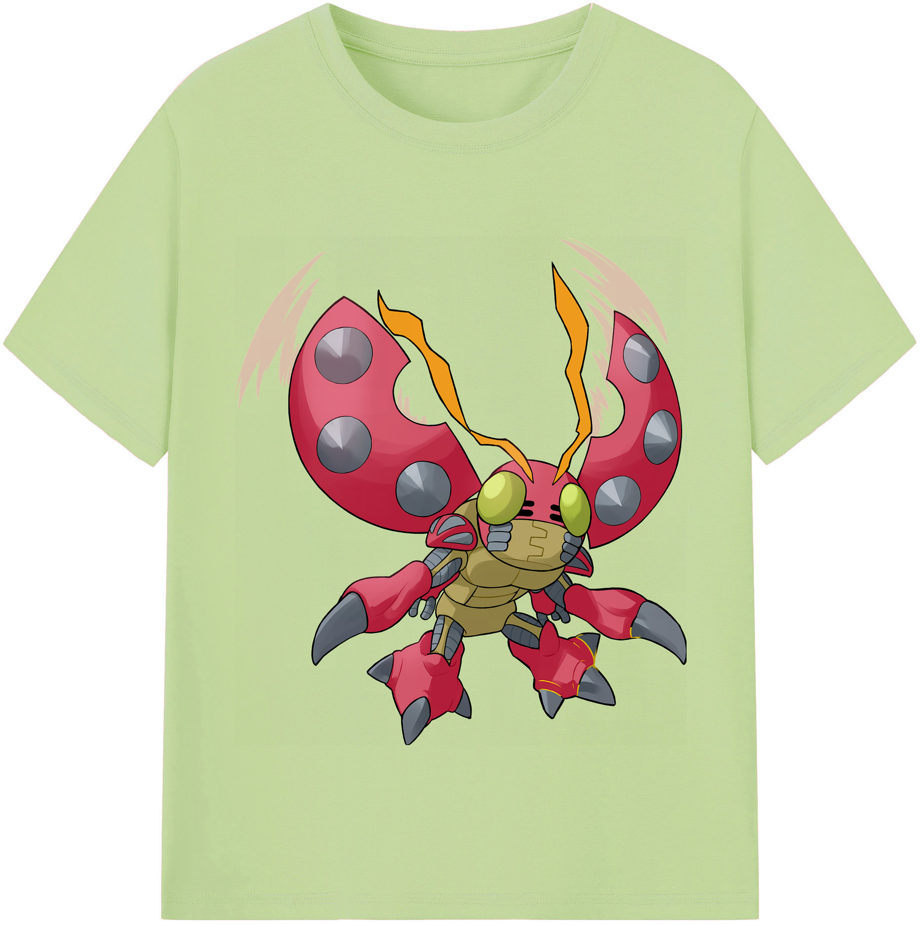 （画像用） Digimon デジタルモンスター/デジモン 綿100％半袖Tシャツ（フロントプリント）